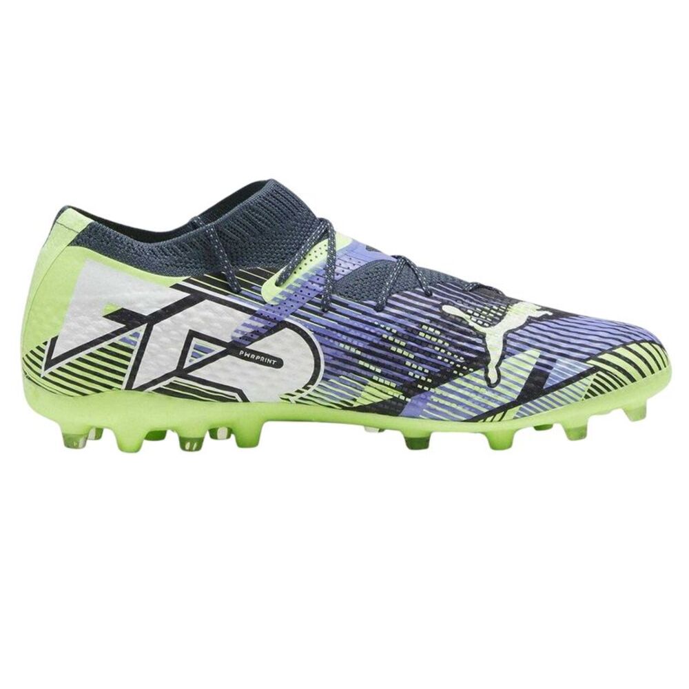 Puma Mens Future 7 Pro+ Geometric Pattern Firm Ground Football Boots / Frost Gra